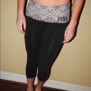 Victoria secret-Pink crop leggings